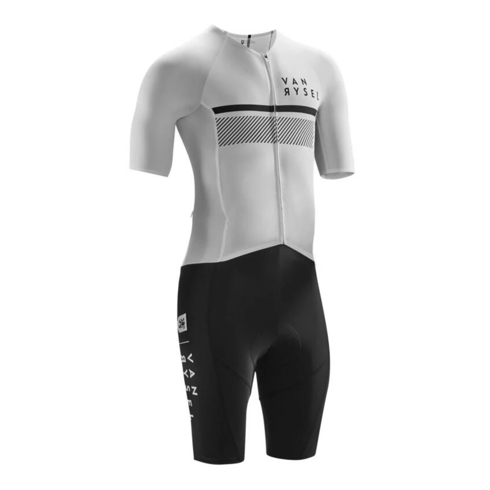 Vanrysel Weiß/Schwarz Einteili – Cycling Gear Jersey Bewertung und Preis