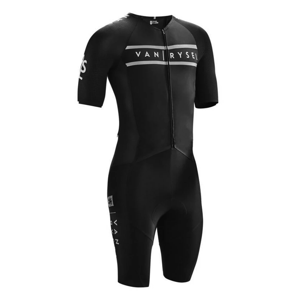 Vanrysel Weiß/Schwarz Einteili – Cycling Gear Jersey Bewertung und Preis